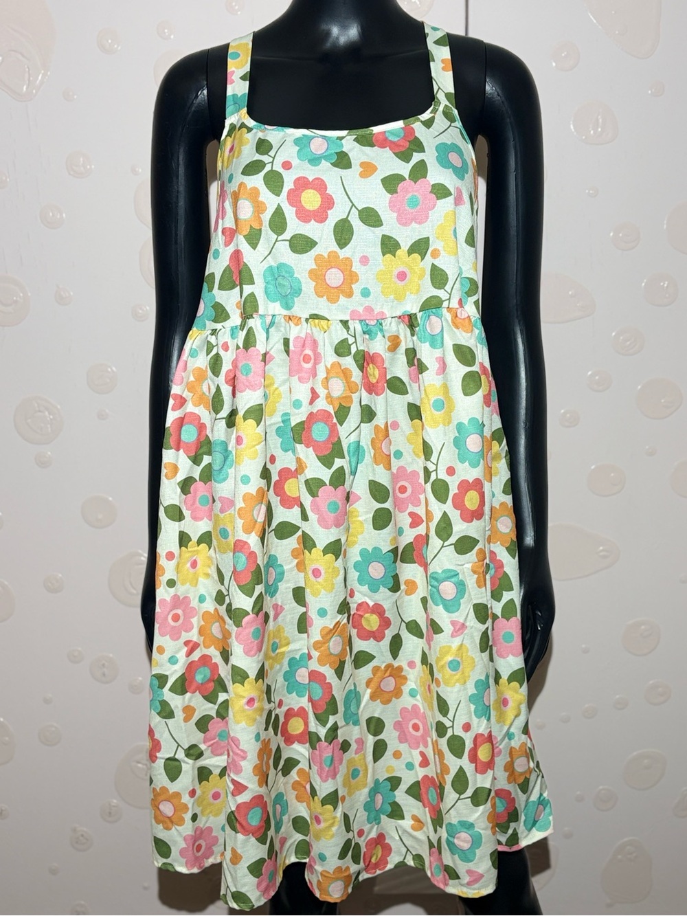 Vintage 90s Floral Sundress Midi